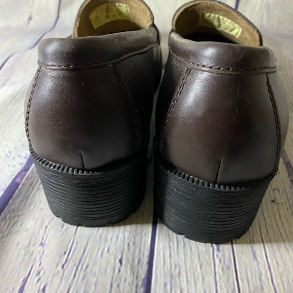 Eastland Newbury Leather Heeled Loafers Size 7 - Picture 4 of 11